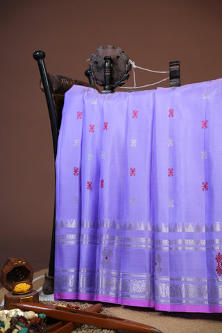 GADWAL PURE SILK GAP BORDER HANDLOOM SAREE