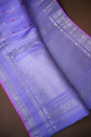 GADWAL PURE SILK GAP BORDER HANDLOOM SAREE