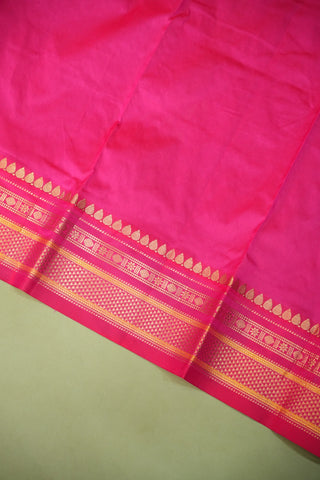 NARAYANPET KATTAM CHECKS PURE SILK HANDLOOM SAREE
