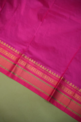NARAYANPET KATTAM CHECKS PURE SILK HANDLOOM SAREE