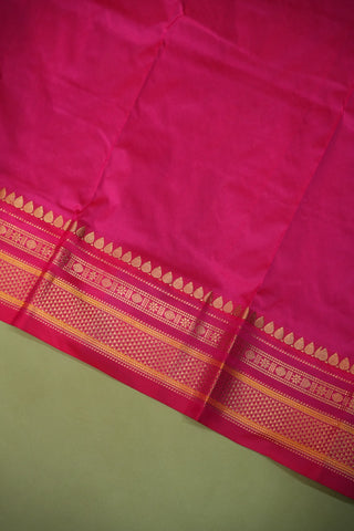NARAYANPET KATTAM CHECKS PURE SILK HANDLOOM SAREE
