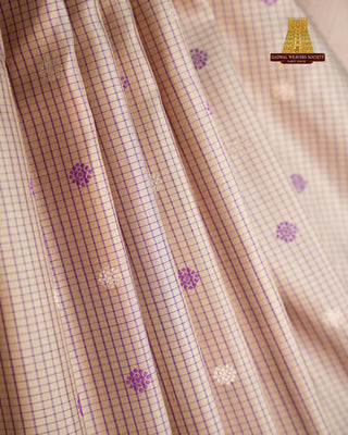 GADWAL PURE SILK CHECKS HANDLOOM SAREE