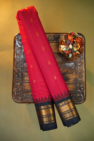 GADWAL (SICO) KUTTU BORDER HANDLOOM SAREES
