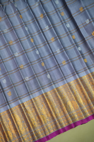 GADWAL PURE SILK CHECKS HANDLOOM SAREE