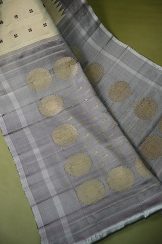 GADWAL PURE SILK PLAIN BORDER HANDLOOM SAREE
