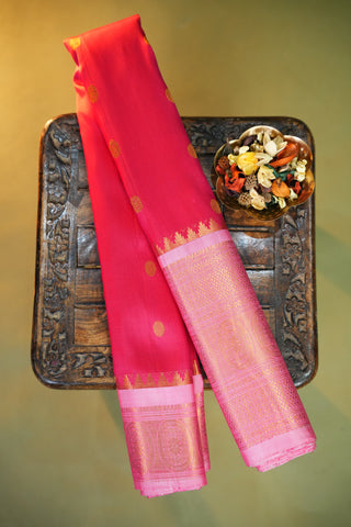 GADWAL PURE SILK BIG BORDER HANDLOOM SAREE