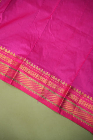 NARAYANPET KATTAM CHECKS PURE SILK HANDLOOM SAREE