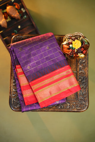 SEMI GADWAL SAREE