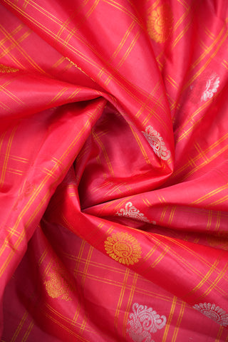 GADWAL PURE SILK CHECKS HANDLOOM SAREE