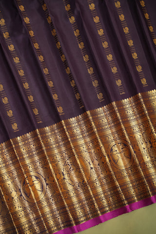 GADWAL PURE SILK BROCADE HANDLOOM SAREE