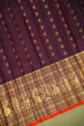 GADWAL PURE SILK BROCADE HANDLOOM SAREE