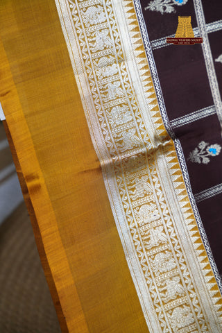 VENKATAGIRI PURE SILK CHECKS HANDLOOM SAREE