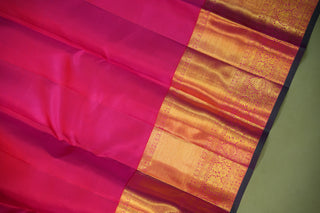 KANCHIPURAM PURE SILK BROCADE HANDLOOM SAREE