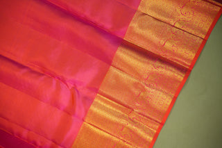 KANCHIPURAM PURE SILK BROCADE HANDLOOM SAREE