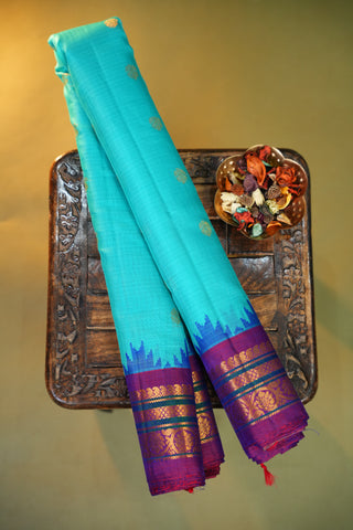 GADWAL (SICO) KUTTU BORDER HANDLOOM SAREES