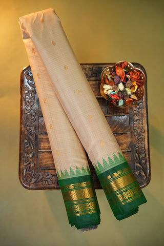 GADWAL (SICO) KUTTU BORDER HANDLOOM SAREES