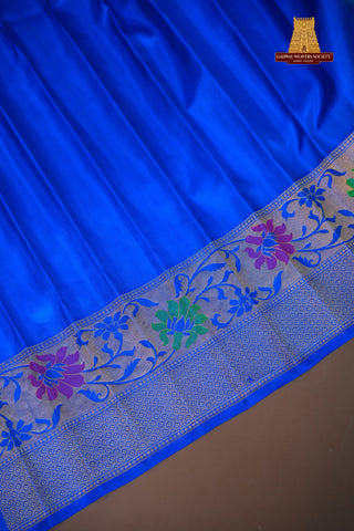 GADWAL PURE SILK MEENAKARI TURNING BORDER SAREE