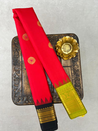 GADWAL PURE SILK HANDLOOM BROCADE SAREE