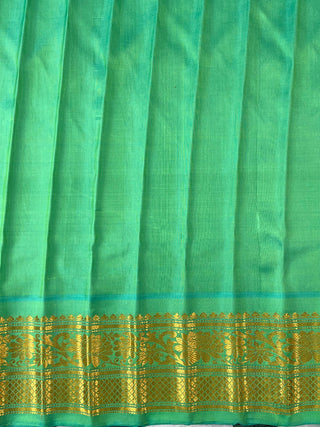 GADWAL PURE SILK GANGA JAMUNA HANDLOOM SAREE