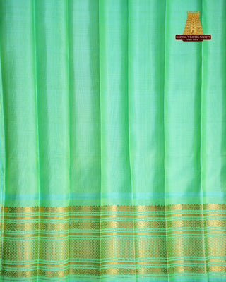 GADWAL PURE SILK GANGA JAMUNA HANDLOOM SAREE