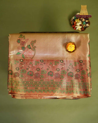 KANCHIPURAM PURE SILK BROCADE SAREE