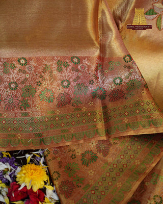 KANCHIPURAM PURE SILK BROCADE SAREE