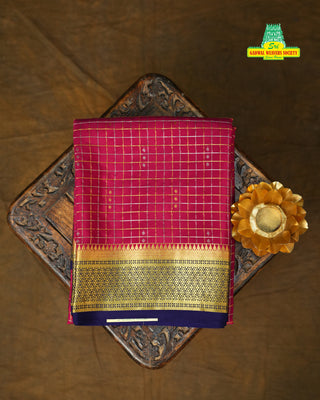 MYSORE SILK PURE HANDLOOM SAREE