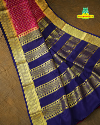 MYSORE SILK PURE HANDLOOM SAREE