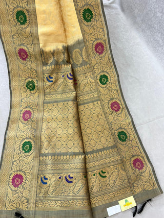 GADWAL PURE SILK HANDLOOM BROCADE SAREE