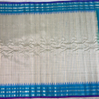 GADWAL PURE SILK HANDLOOM SAREE WITH GAP BORDER