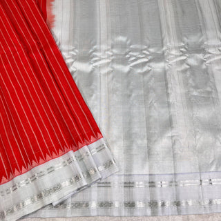 GADWAL PURE SILK HANDLOOM SAREE WITH GAP BORDER