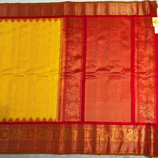 GADWAL PURE SILK HANDLOOM SAREE WITH KANCHI BORDER