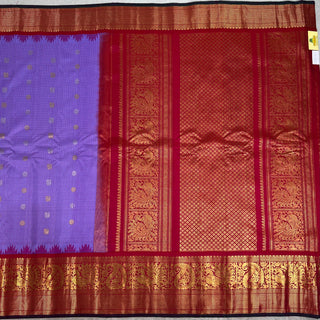 GADWAL PURE SILK HANDLOOM SAREE WITH KANCHI BORDER