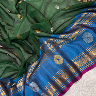 GADWAL PURE COTTON SILK (SICO) SAREES.