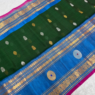 GADWAL PURE COTTON SILK (SICO) SAREES.