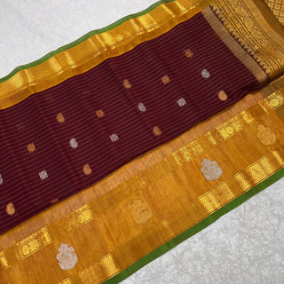 GADWAL PURE COTTON SILK (SICO) SAREES.