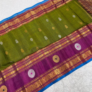 GADWAL PURE COTTON SILK (SICO) SAREES.