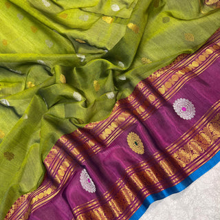 GADWAL PURE COTTON SILK (SICO) SAREES.