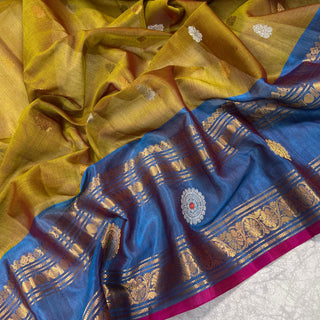 GADWAL PURE COTTON SILK (SICO) SAREES.