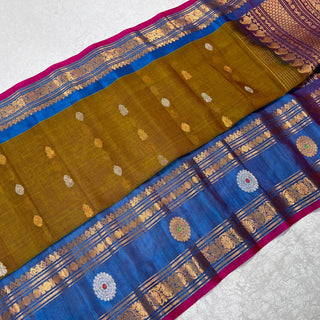 GADWAL PURE COTTON SILK (SICO) SAREES.