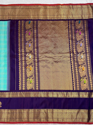 EXCLUSIVE GADWAL PURE SILK HANDLOOM SAREE