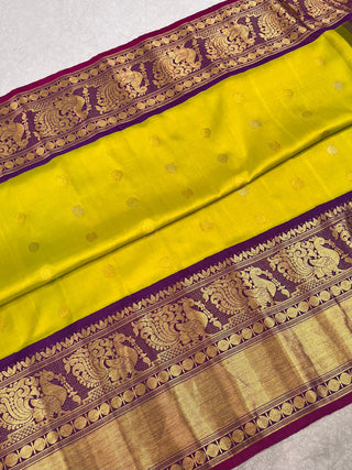 EXCLUSIVE GADWAL PURE SILK HANDLOOM SAREE