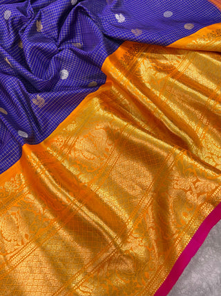 EXCLUSIVE GADWAL PURE SILK HANDLOOM SAREE