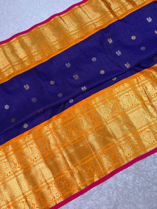 EXCLUSIVE GADWAL PURE SILK HANDLOOM SAREE