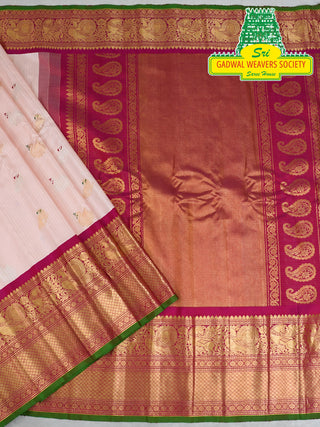 EXCLUSIVE GADWAL PURE SILK HANDLOOM SAREE