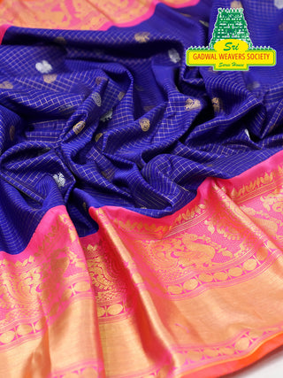 EXCLUSIVE GADWAL PURE SILK HANDLOOM SAREE