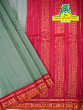 GADWAL PURE COTTON KUTTU BORDER