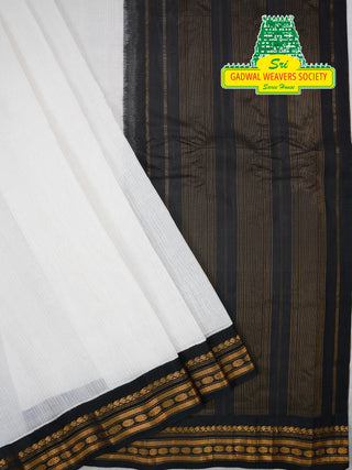 GADWAL PURE COTTON KUTTU BORDER