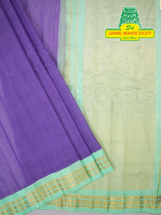 GADWAL PURE COTTON KUTTU BORDER