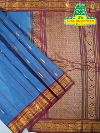 GADWAL PURE COTTON SILK (SICO) SAREES.